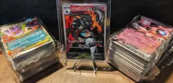 Pokemon TCG Team Rockets Houndoom IR 191/182 & 100 Card Lot With Double Rare EX - Image 1