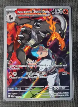 Pokemon TCG Team Rockets Houndoom IR 191/182 & 100 Card Lot With Double Rare EX - Image 2