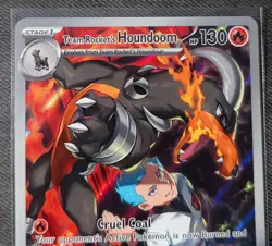 Pokemon TCG Team Rockets Houndoom IR 191/182 & 100 Card Lot With Double Rare EX - Image 3
