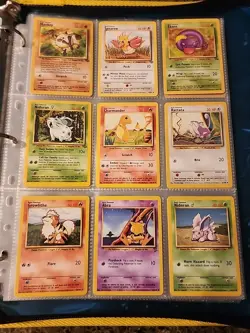 Pokemon Collection Binder Vintage Lot of Cards Holo Rares WoTC 1st Edition Etc - Image 4
