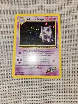 Sabrina's Gengar 14/132 Gym Heroes 2000 Holo Rare WOTC Pokemon Card TCG LP+ - Image 1