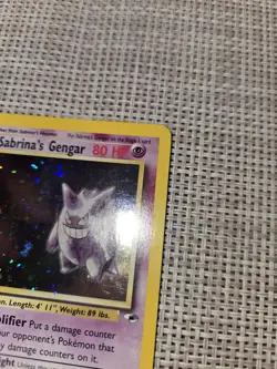 Sabrina's Gengar 14/132 Gym Heroes 2000 Holo Rare WOTC Pokemon Card TCG LP+ - Image 4