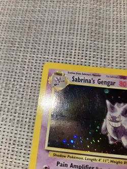 Sabrina's Gengar 14/132 Gym Heroes 2000 Holo Rare WOTC Pokemon Card TCG LP+ - Image 5