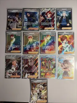 Pokemon Full Art Trainer Card Lot, Rainbow Rare Full Art And Full Arts - Image 1