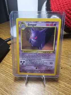 1999 Pokemon TCG Fossil Gengar Holo Rare Card 5/62 Excellent Condition - Image 1