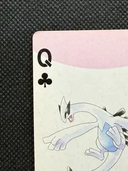 Pokemon Lugia Queen of Clubs Silver Marill Deck Playing Card Poker Nintendo - Image 3