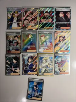 Pokemon Full Art Trainer Card Lot, Rainbow Rare Full Art And Full Arts - Image 1