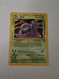 Pokemon FOIL cards LOT of 1999 Muk, Dark Arbok, Mewtwo and Mr. Mime Excellent + - Image 2