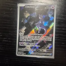 MEWTWO SVP 052 Scarlet Violet 151 Promo Illustration Rare Pokemon Card SEALED - Image 2