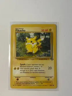 Pokemon TCG Pikachu Jungle 60/64 Unlimited Common Card WOTC Played LP - Image 1