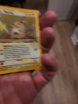 Pokemon TCG Raichu Holo 90 HP Base Set 14/102 Card - Image 5