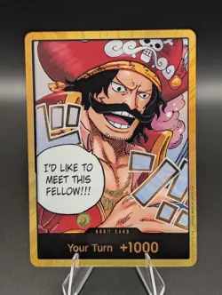 DON!! Card (Gol.D.Roger) (Gold) Carrying On His Will Foil - Image 1