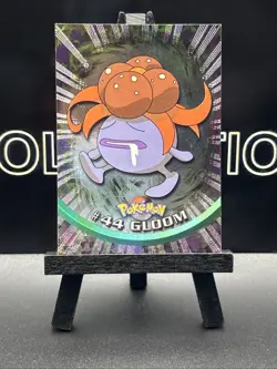 POKEMON CARD Foil/Holo GLOOM #44 Black Label 1999 Topps TV Animation Edition - Image 2