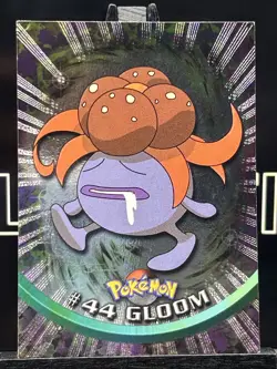 POKEMON CARD Foil/Holo GLOOM #44 Black Label 1999 Topps TV Animation Edition - Image 3