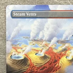 MTG Steam Vents (Borderless) - Unfinity (UNF) #283 Non-Foil NM Magic the Card - Image 2