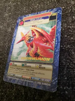 Vintage Digimon CCG Battle Series 5 Gold Stamped Mega Card Ebonwumon BO-234 - Image 2