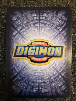 Vintage Digimon CCG Battle Series 5 Gold Stamped Mega Card Ebonwumon BO-234 - Image 5