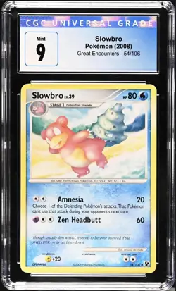Pokemon CGC Slab 4 Card Lot 9-9.5 - Shiny Luxray, Slowbro, Shiftry, Omanyte 151 - Image 5
