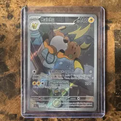 Pokemon TCG Raichu Holo 211/193 Illustration Card Paldea Evolved Near Mint - Image 1