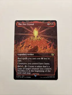 The Fire Crystal (Borderless) R 0337 FIN MTG NM - Image 1