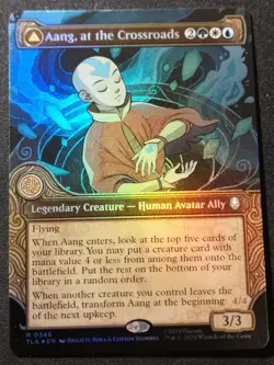 Aang, At The Crossroads - Foil - Showcase - TLA - MTG - EN - NM - 0346 - Image 1
