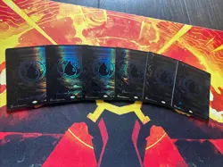 Island (Phyrexian) x6 - LP/NM Oil Slick Raised Foil - Phyrexia: All Will Be One - Image 2