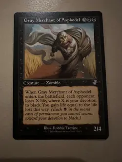 MTG - Gray Merchant of Asphodel - Time Spiral Remastered - NM - Image 1