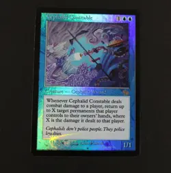 Cephalid Constable - MTG Judgment 2002 Foil (Excellent Condition) - Image 2