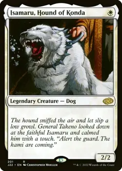 X 1 Isamaru, Hound of Konda NM-M J22 201 MTG Magic The Gathering - Image 1