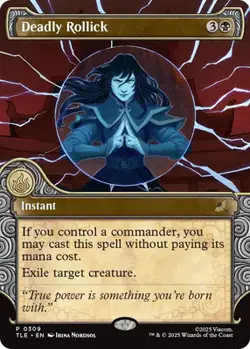 MTG - Deadly Rollick - Showcase - Avatar TLE-309 - Non Foil - NM - Image 1