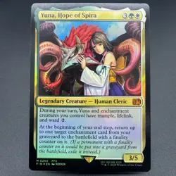 Yuna, Hope of Spira Prerelease promo misprint NM MTG - Image 1