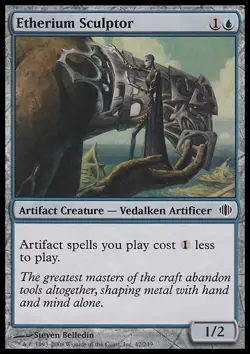 MTG Magic the Gathering Etherium Sculptor (42/260) Shards of Alara LP - Image 1
