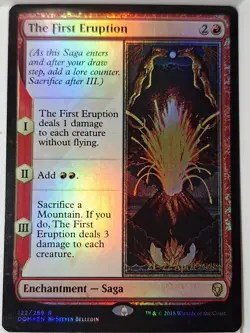 The First Eruption - FOIL - Prerelease Promo - Magic the Gathering MTG Nice! - Image 1
