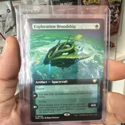Exploration Broodship R 0034 Extended Art Regular MTG Edge Of Eternities EOC EN - Image 1