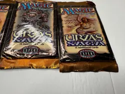 1998 MTG Magic the Gathering Urza's Saga Booster Packs (3) New Sealed Vintage - Image 4