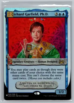 Richard Garfield PHD FOIL 026 Magic the Gathering MTG LIST Dave Dorman Art - Image 1