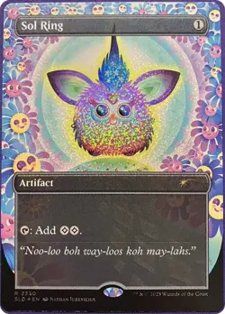 Sol Ring Furby: Doo-Ay Noo-Lah Secret Lair Confetti Foil MTG NM - Image 1