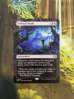 Polluted Bonds - Wilds of Eldraine: Enchanting Tales NM - MTG - Image 1