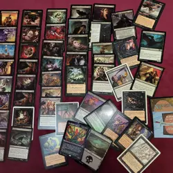 Whole COMMANDER Magic Deck MTG - The Raven Man Mono Black DISCARD themed General - Image 2