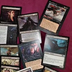 Whole COMMANDER Magic Deck MTG - The Raven Man Mono Black DISCARD themed General - Image 4