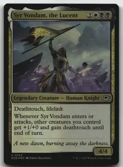 Syr Vondam, the Lucent foil U Edge of Eternities 232 NM - Image 1