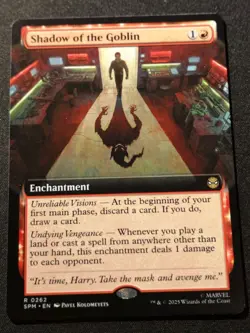 Shadow Of The Goblin - Extended Art - SPM - MTG - EN - NM - 0262 - Image 1