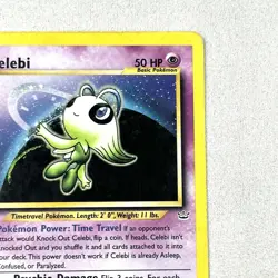 Celebi 3/64 Neo Revelation 1st Edition Holo Vintage Pokemon Card 2000 MP - Image 5