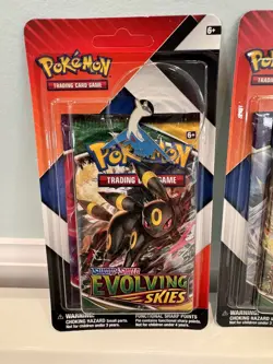 Pokemon Evolving Skies & Chilling Reign 2-Pack Blister w/ Latios Pin (Lot of 3) - Image 2