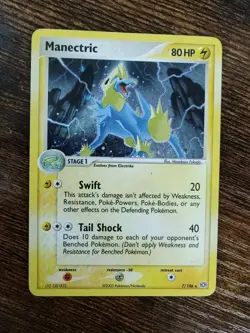 Manectric 7/106 Pokemon 2005 EX Emerald Holo Rare - Image 1