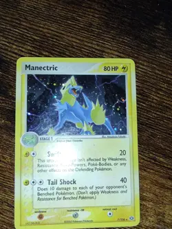 Manectric 7/106 Pokemon 2005 EX Emerald Holo Rare - Image 2