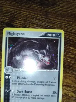 Pokemon EX Power Keepers Mightyena 18/108 Holo Rare MP - Image 3