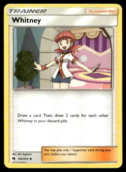 Whitney SM - Lost Thunder 193/214 MP Pokemon TCG | Buy 10 Get 10 Free - Image 1