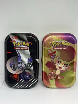 *EMPTY* 4 mini tins Pokemon, 1 pokeball empty tin & 8 trick & trade packs! - Image 4