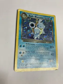 Pokemon Dark Blastoise 4/110 Legendary Collection Holo Damaged - Image 2
